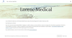 Desktop Screenshot of lorencmedical.com